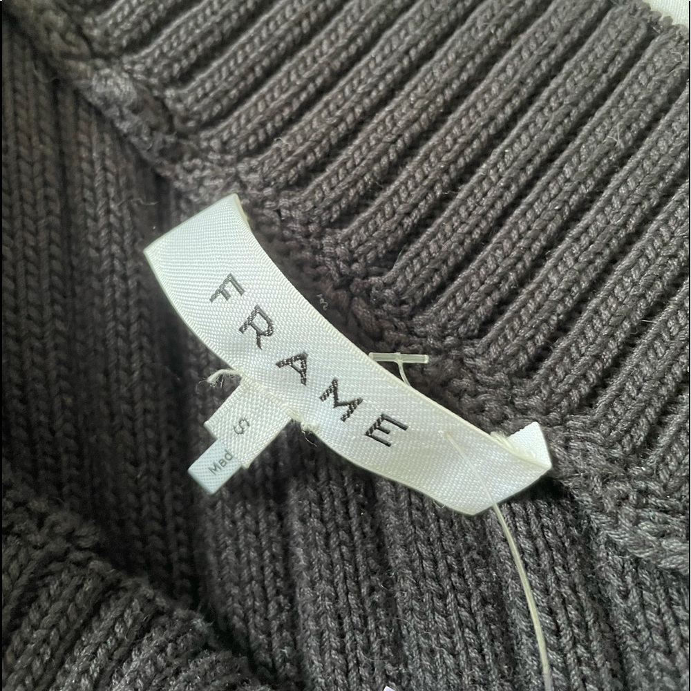 NWT Frame Cable Knit One Shoulder Sweater - Picture 6 of 7